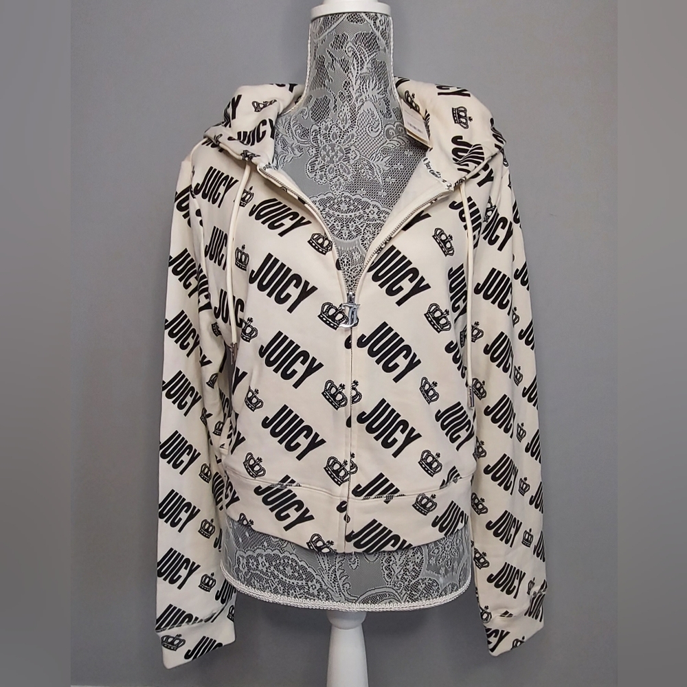 Juicy Couture Women's Hooded Cropped Jacket